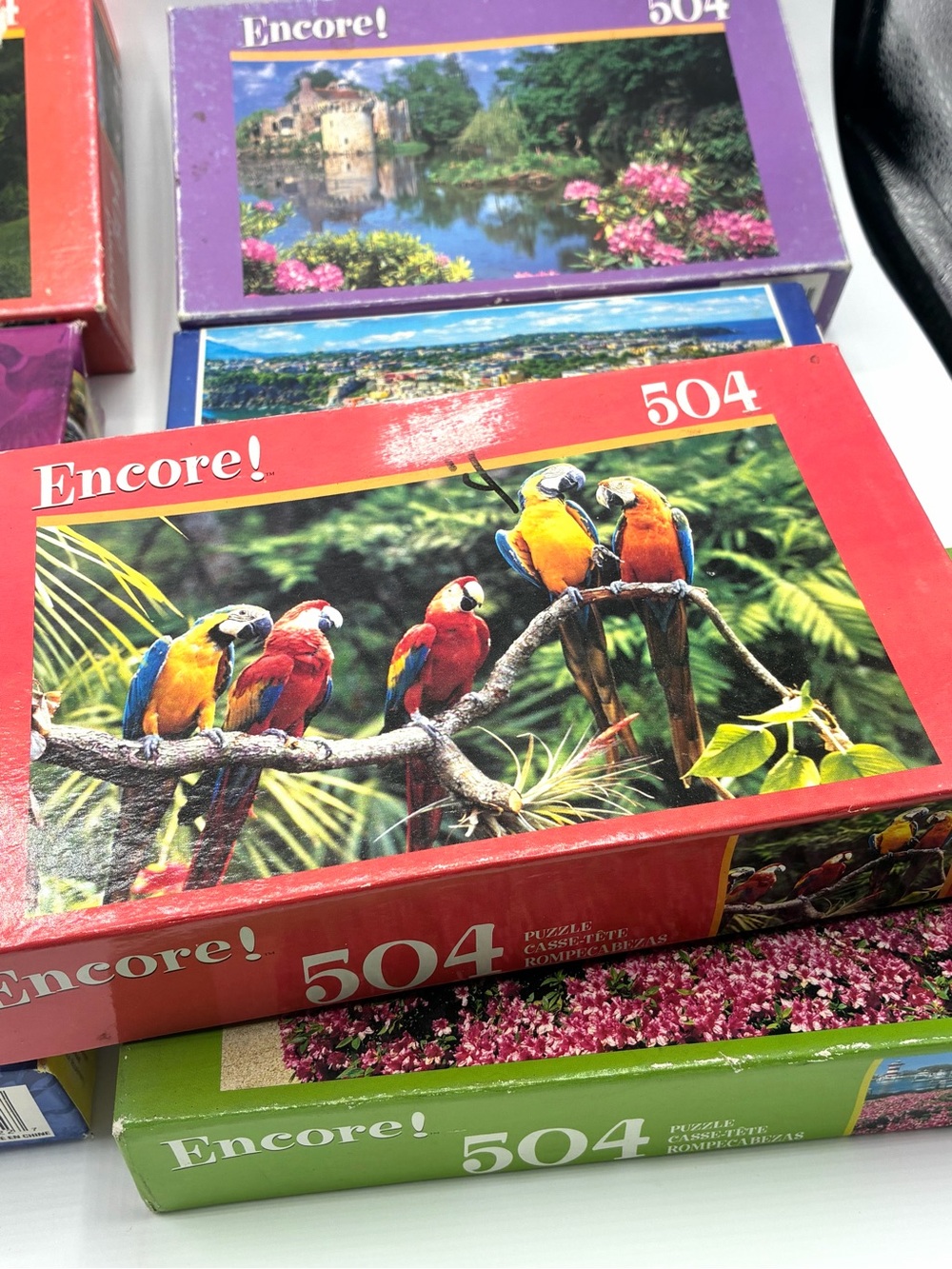 Lot of 7 Sealed 500 504 Piece Jigsaw Puzzles Encore Puzzlebug Artbox - Picture 10 of 16